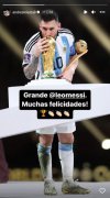 欧洲足球盘伊涅斯塔社媒晒梅西亲吻金杯照片，配文：伟大的球员，恭喜你